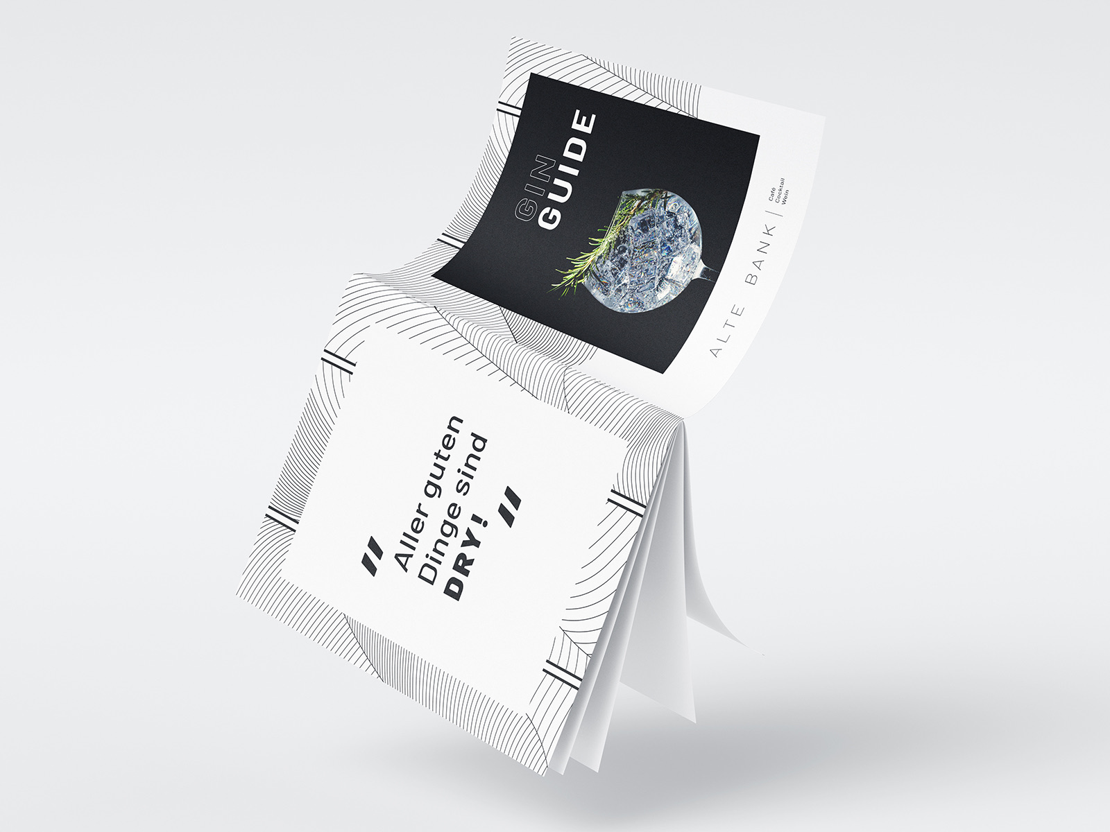 Gin Guide Alte Bank: Titelseite