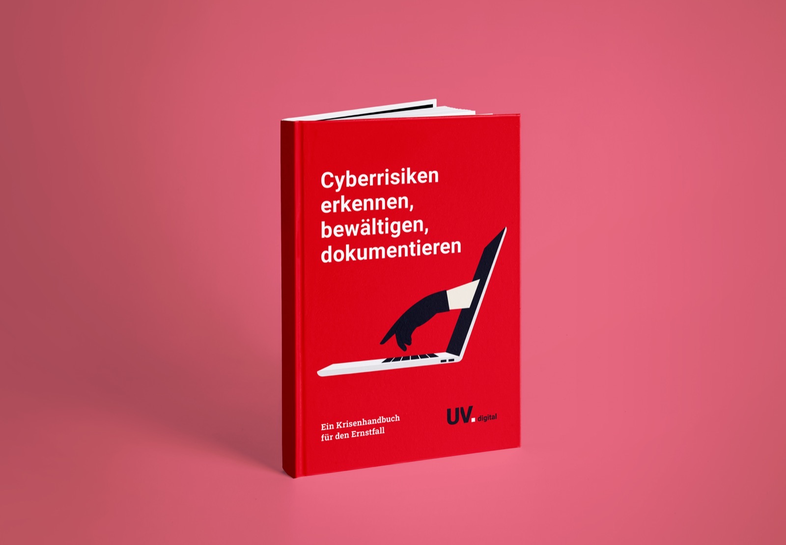 Krisenhandbuch: Cover, seitlich stehend