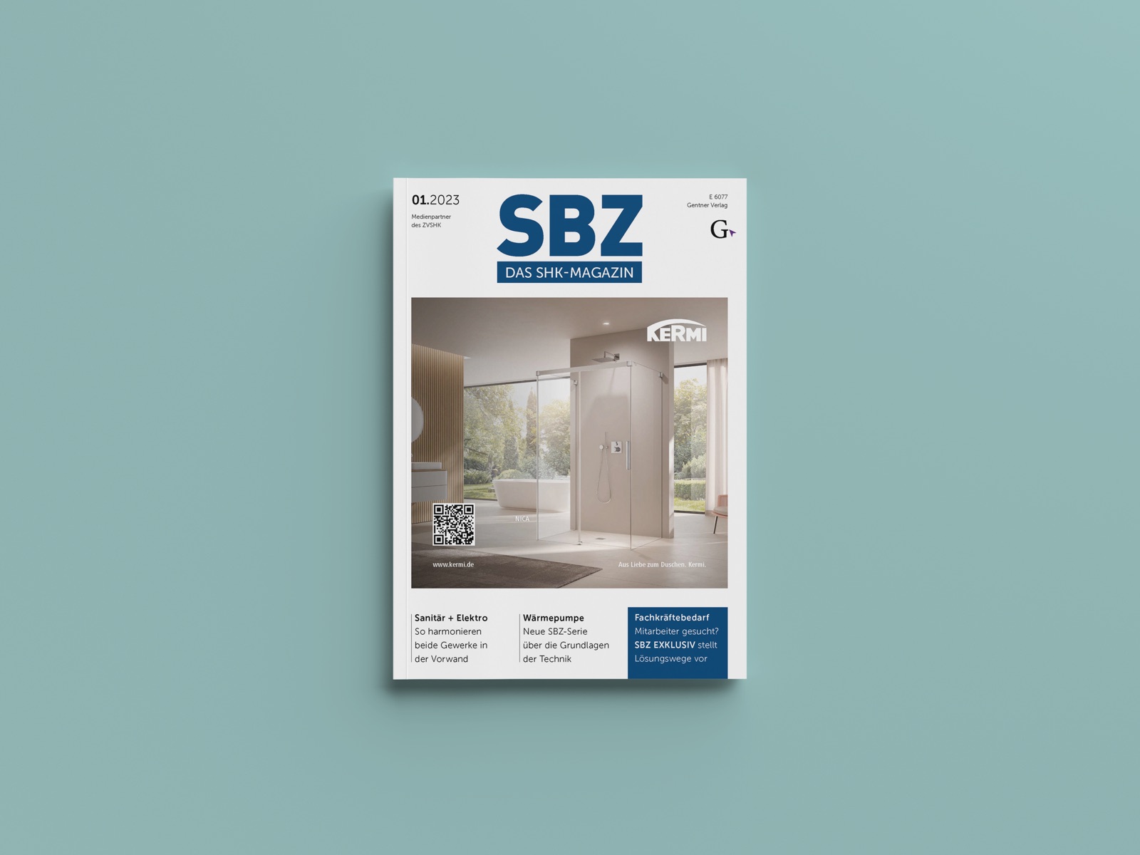 SBZ Magazin nach dem Relaunch: Ausgabe 01/2023, frontal